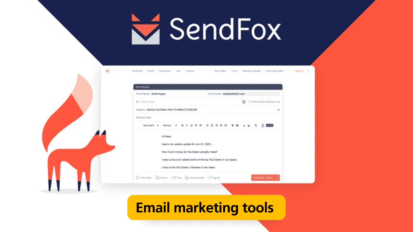 SendFox Review 2024: Best Affordable Email Marketing for Content Creators and Small Businesses